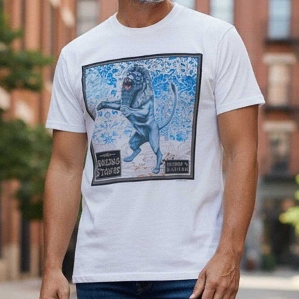 Vintage 1997 Rolling Stone Bridges To Babylon Concert World Tour Band Tee XL